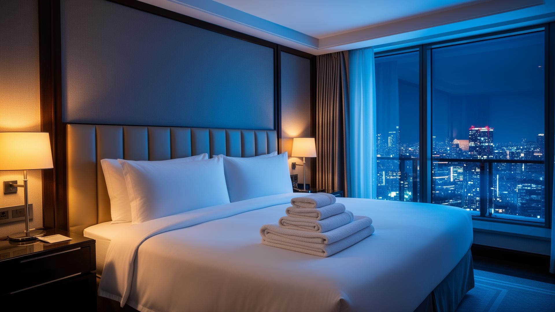 Luxury hotel suite